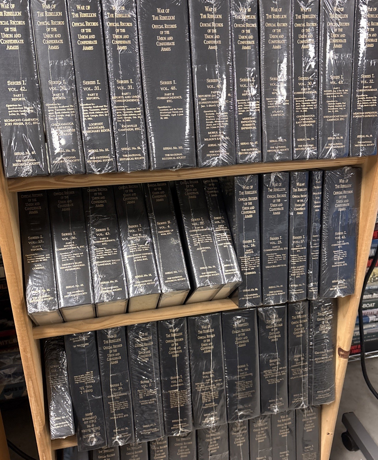 FULL 82 SET – WAR OF THE REBELLION OFFICIAL RECORDS OF THE UNI CIVIL WAR – NEW