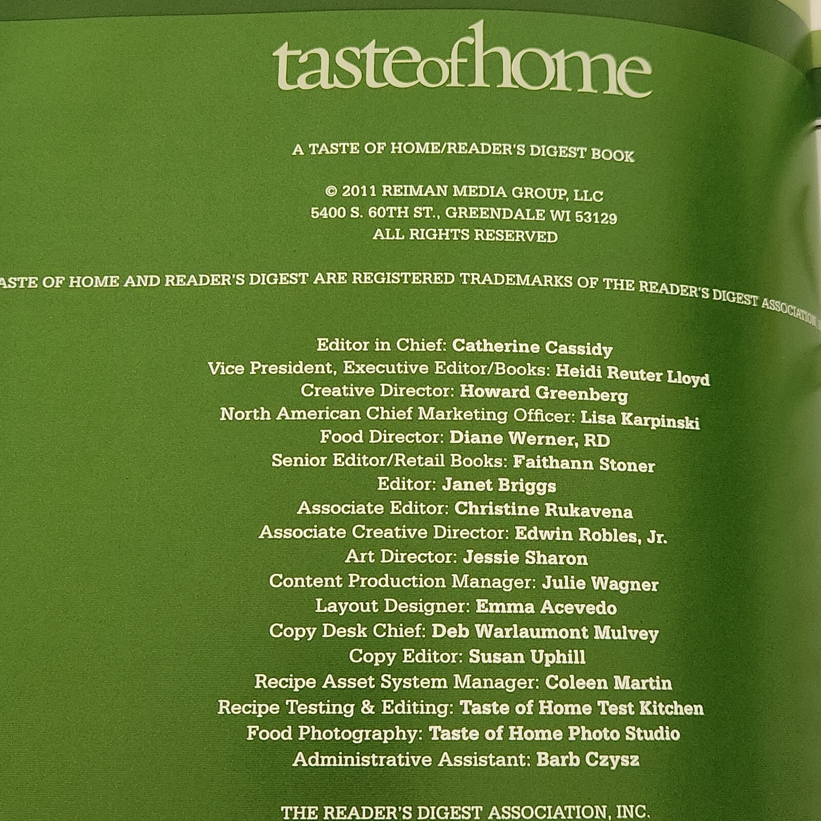 Taste Of Home Hunting And Fishing Cookbook Hardcover Color Readers Digest