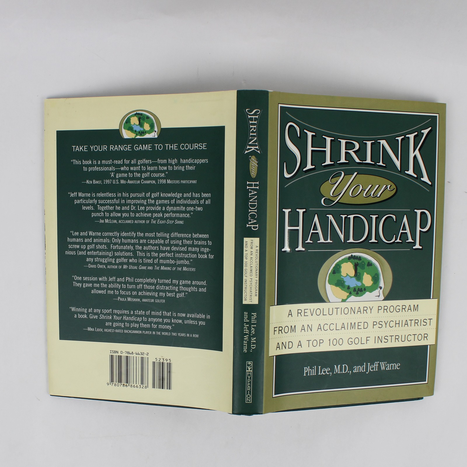 Shrink Your Handicap by Phil Lee & Jeff Warne 2000 1st Edition Hardcover DJ