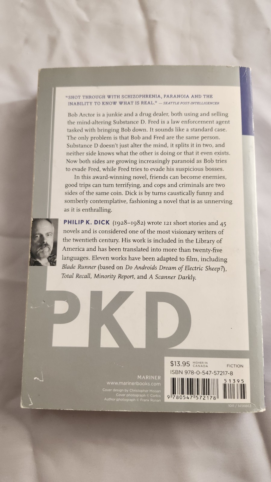A Scanner Darkly Paperback Philip K. Dick