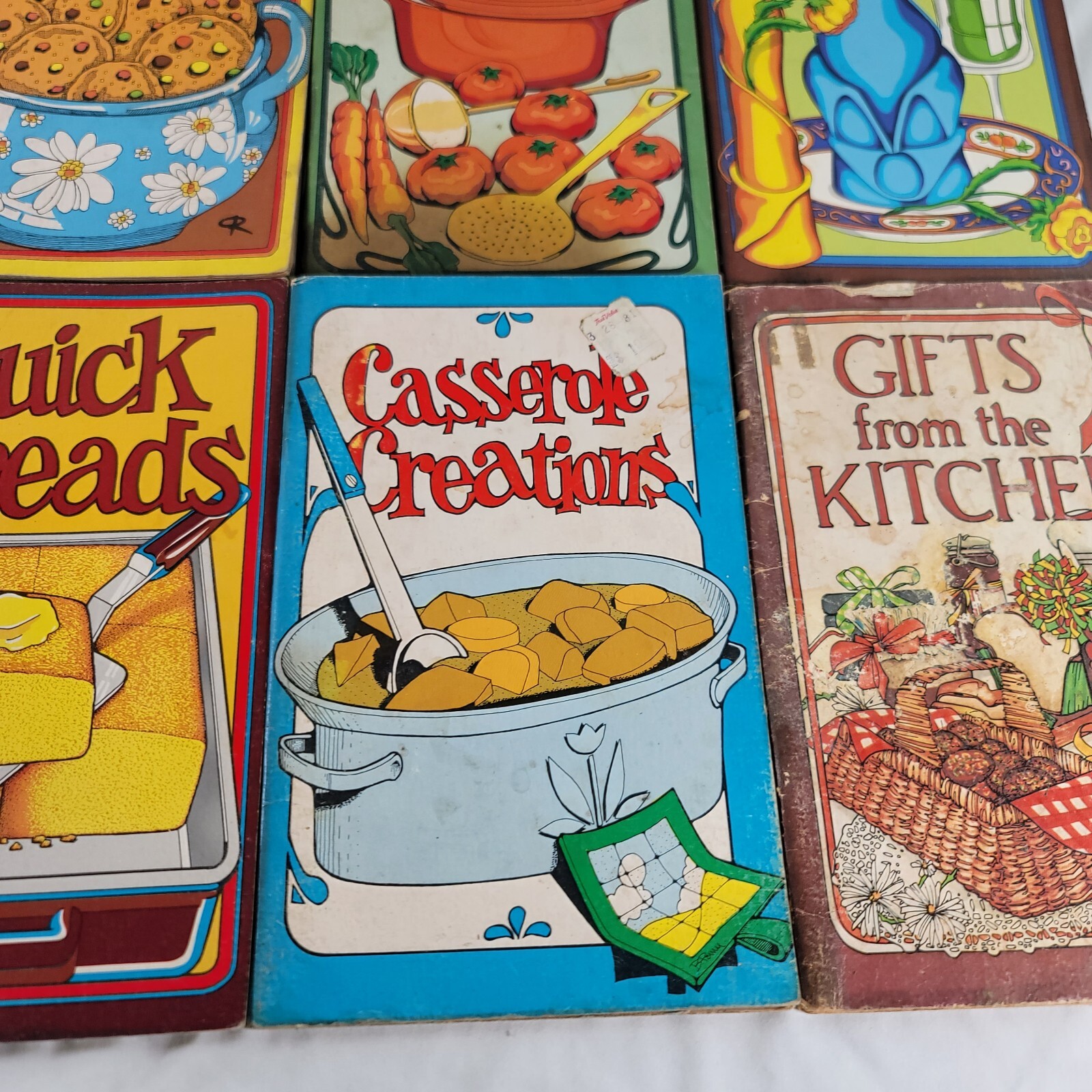 Lot Of 6 Vintage Potpourri Press Books – Cooking, Soups, Napkin Folding,…