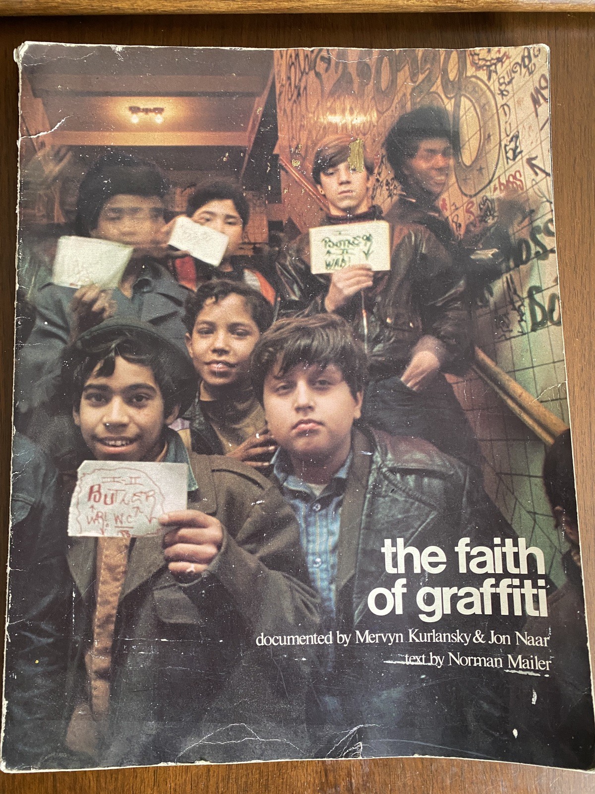 THE FAITH OF GRAFFITI, 1st Ed. KURLANSKY, Mervyn & NAAR, Norman MAILER, 1974