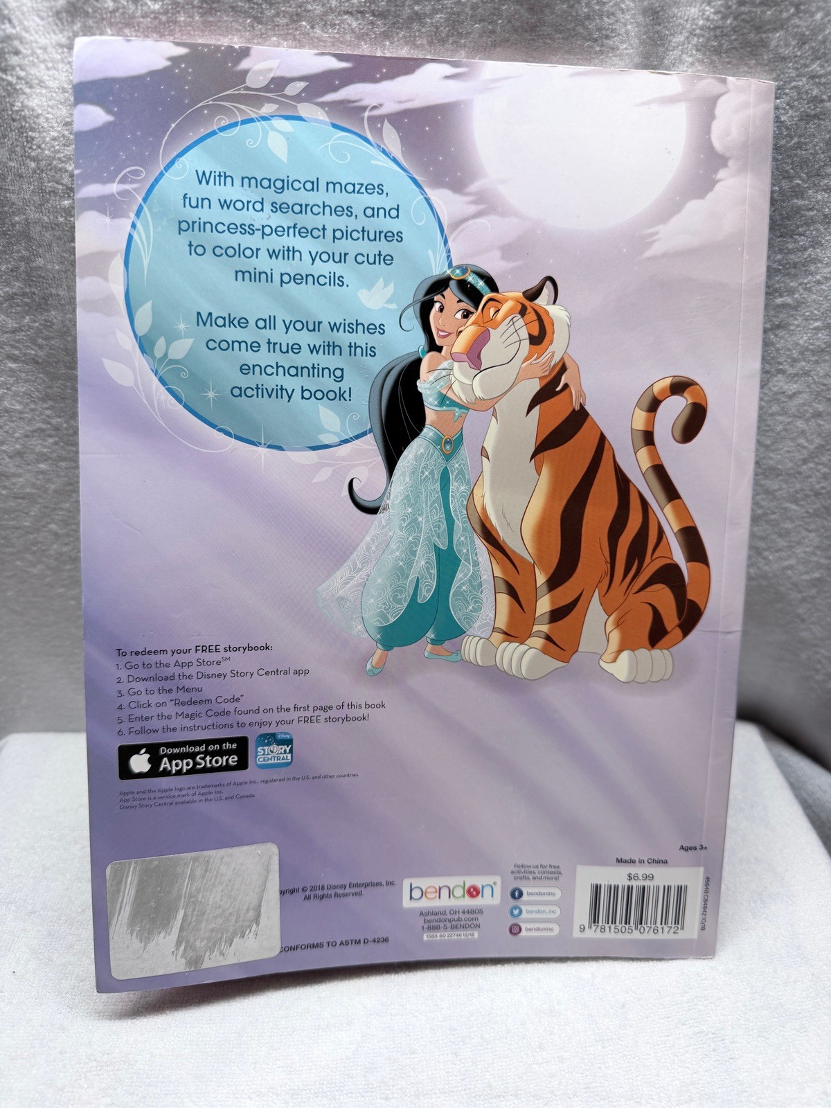 Disney Princess Secrets & Sparkles Bendon Publishing New Coloring Book