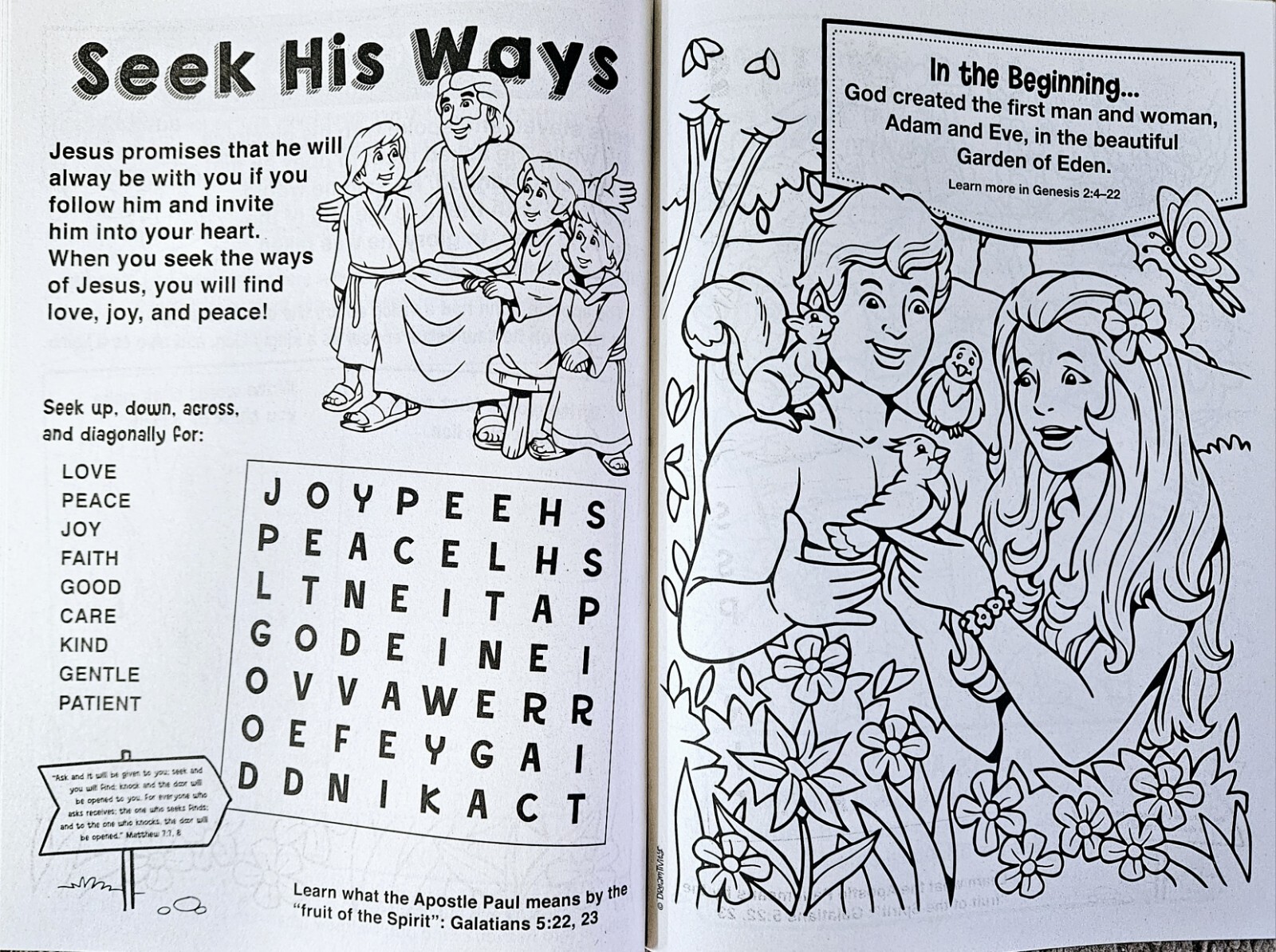 Bible Fun Colortivity Activity & Coloring Books Set of 4 – Over 250 pages!