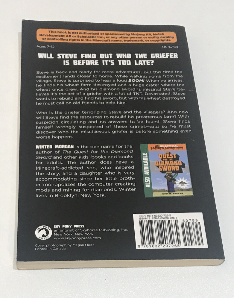 The Mystery of the Griefer’s Mark An Unofficial Gamers Adventure Book Two