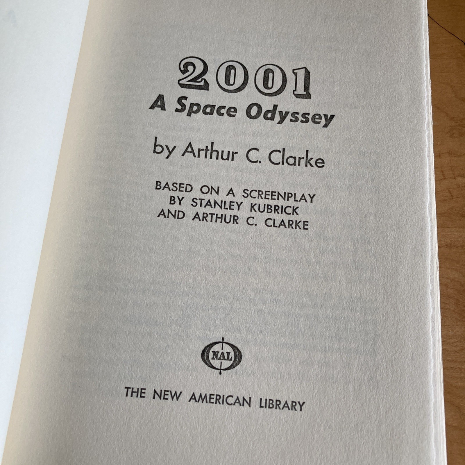 2001 A Space Odyssey Arthur C Clarke Hardcover DC Sci Fi Kubrick Book 1968