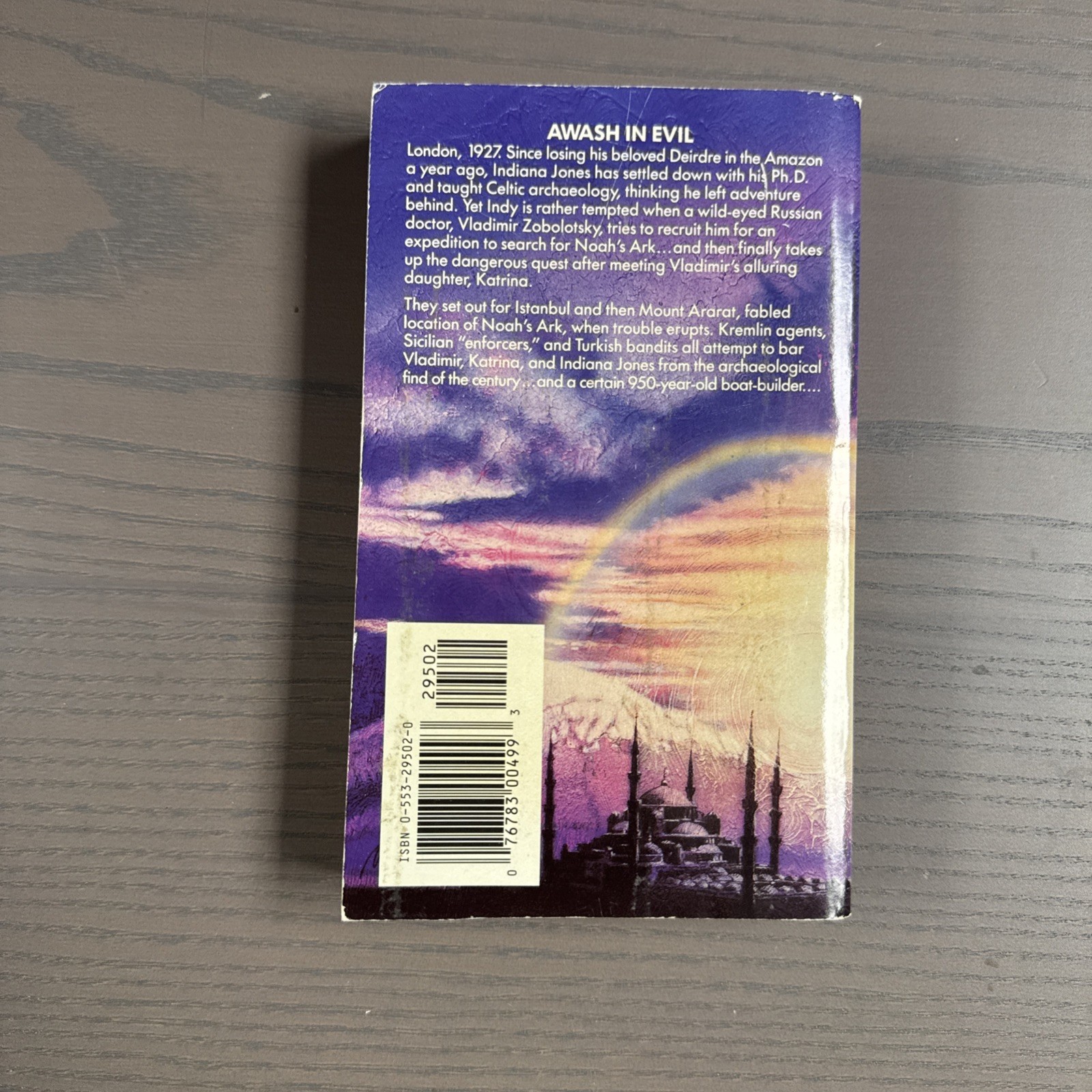 Indiana Jones and the Genesis Deluge (A Bantam Falcon Book) By Rob MacGregor PB