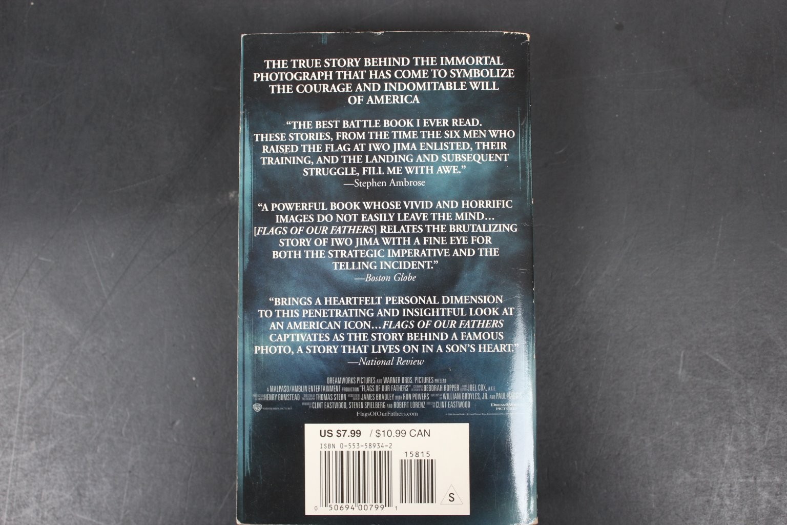 Flags of Our Fathers James Bradley 2006 Mass Market Movie Tie-In Bantam Books PB