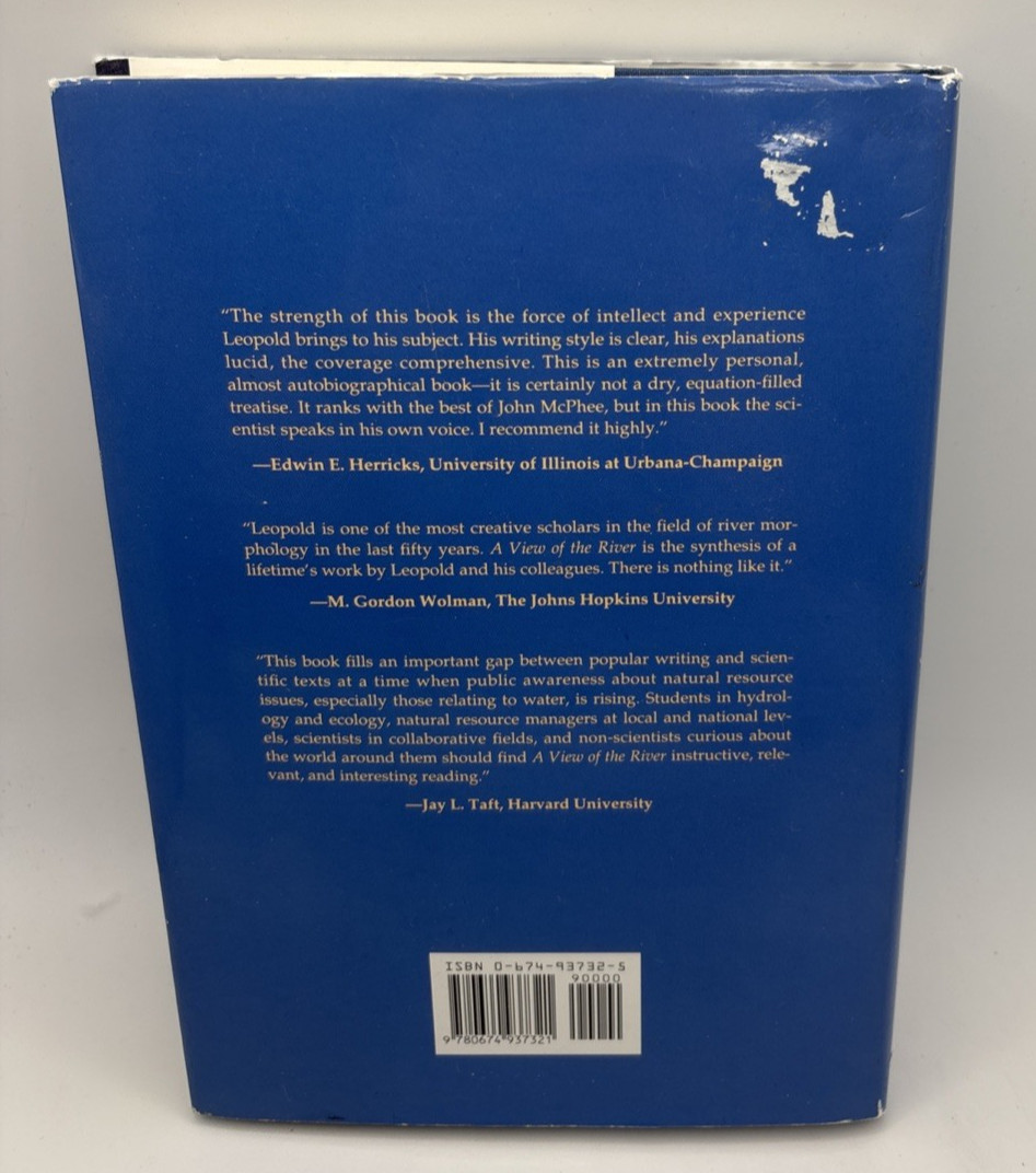 A View of the River by Luna Leopold,(instructive, relavant interesting read 1994