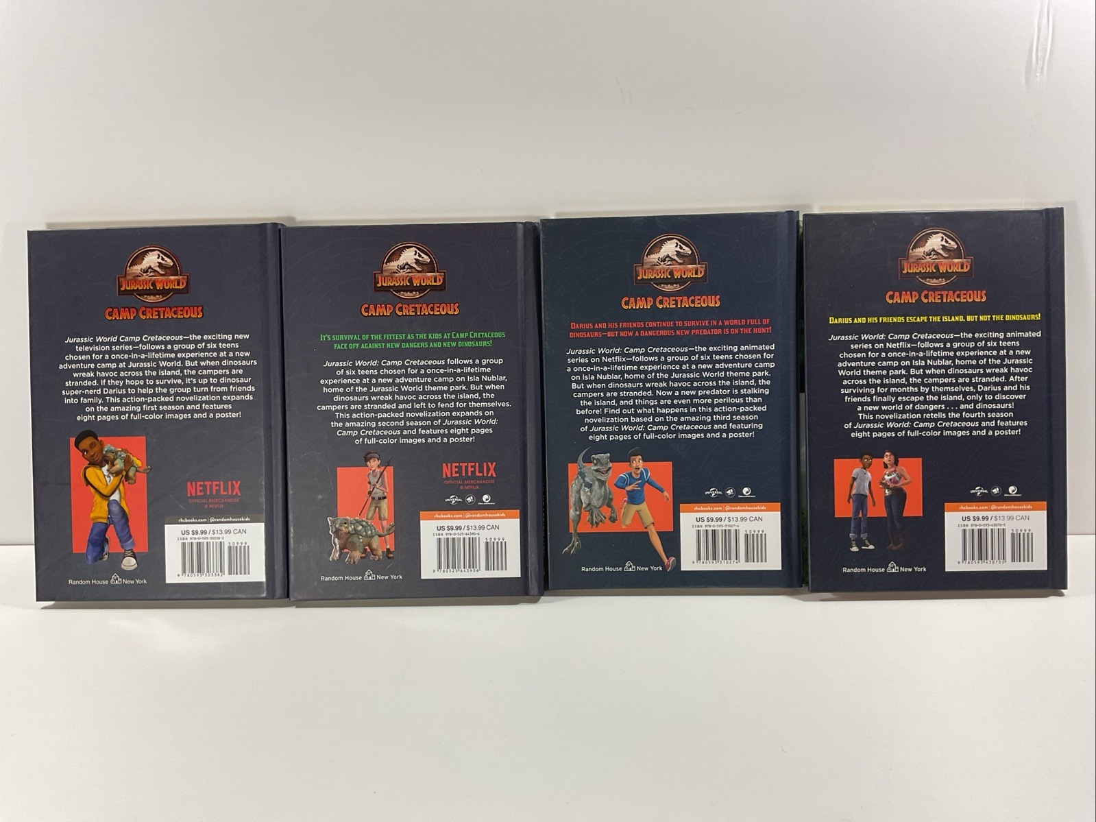 Boxed sets grades 2-4 Lot of 14 I Survived 1-10 PB Jurassic World 1-4 HC