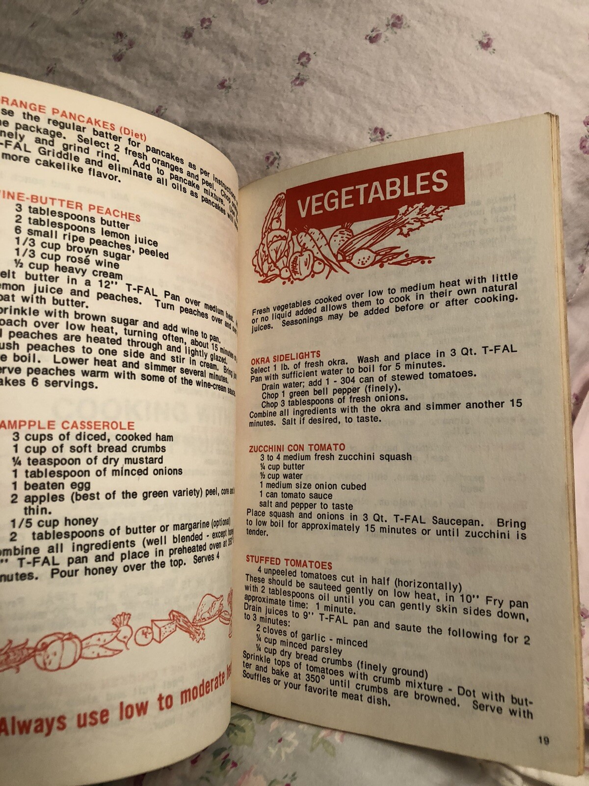 Vintage 1974 Recipes for Good Cooks Who Stick to T-FAL Cook Recipe Paperback