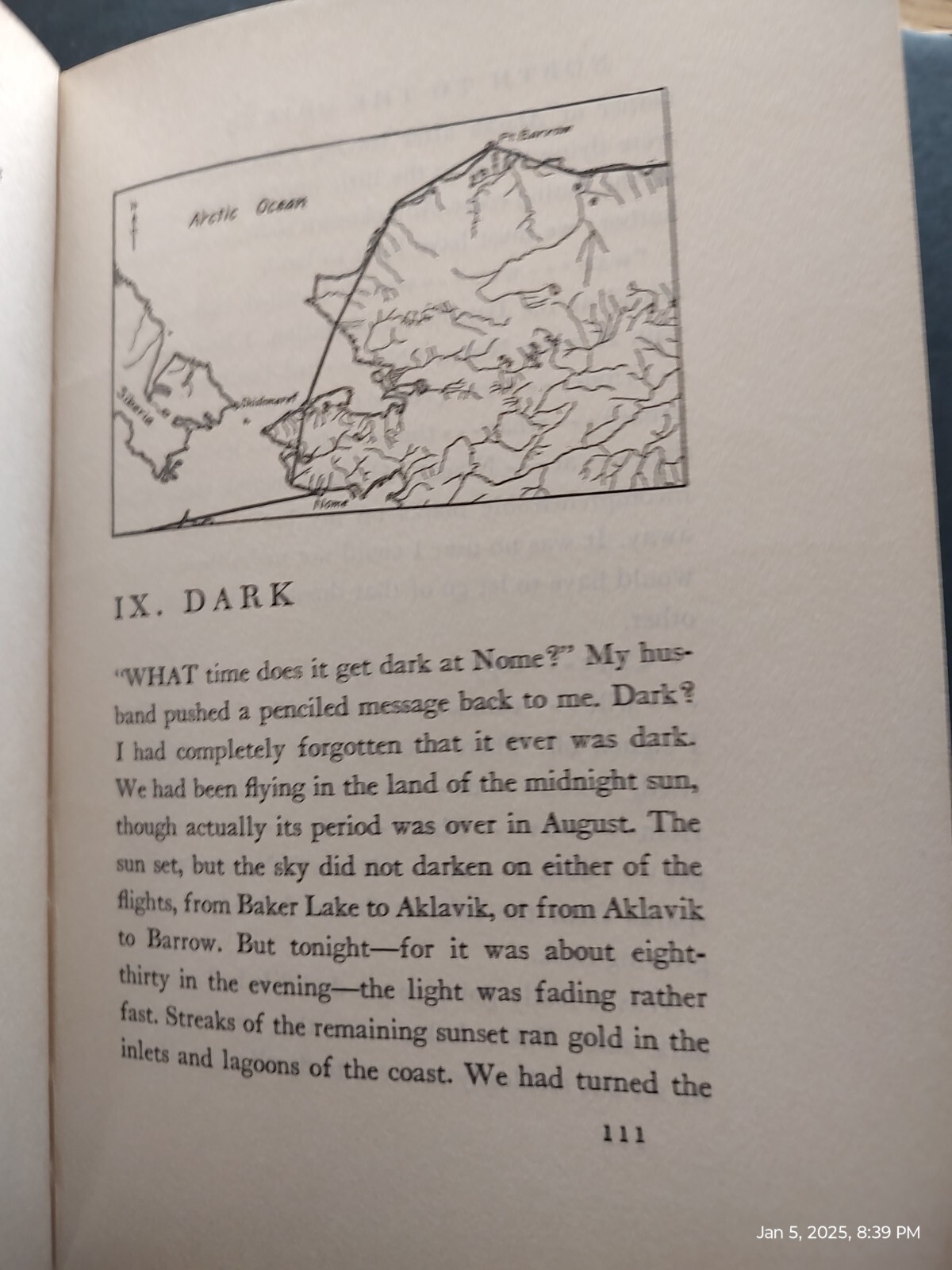 North to the Orient, by Ann Morrow Lindbergh, 255 pages, © 1935, 10th Printing