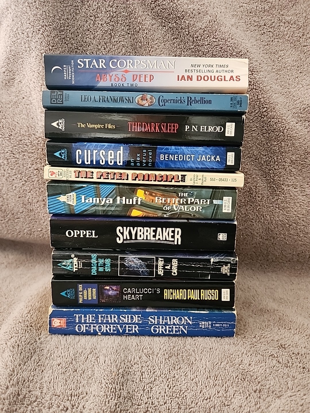Sci-Fi Assortment Of Paperback Books Lot Of 10 (Lot #16)