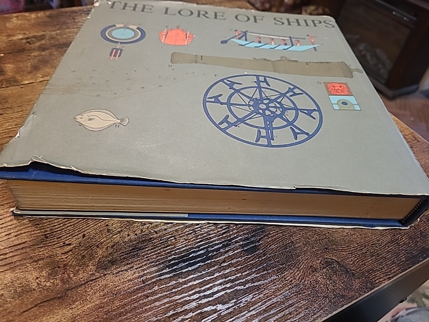 The Lore of Ships Tre Tryckare PICTURES Naval Sailboats Coffee Table 1st Ed HCDJ