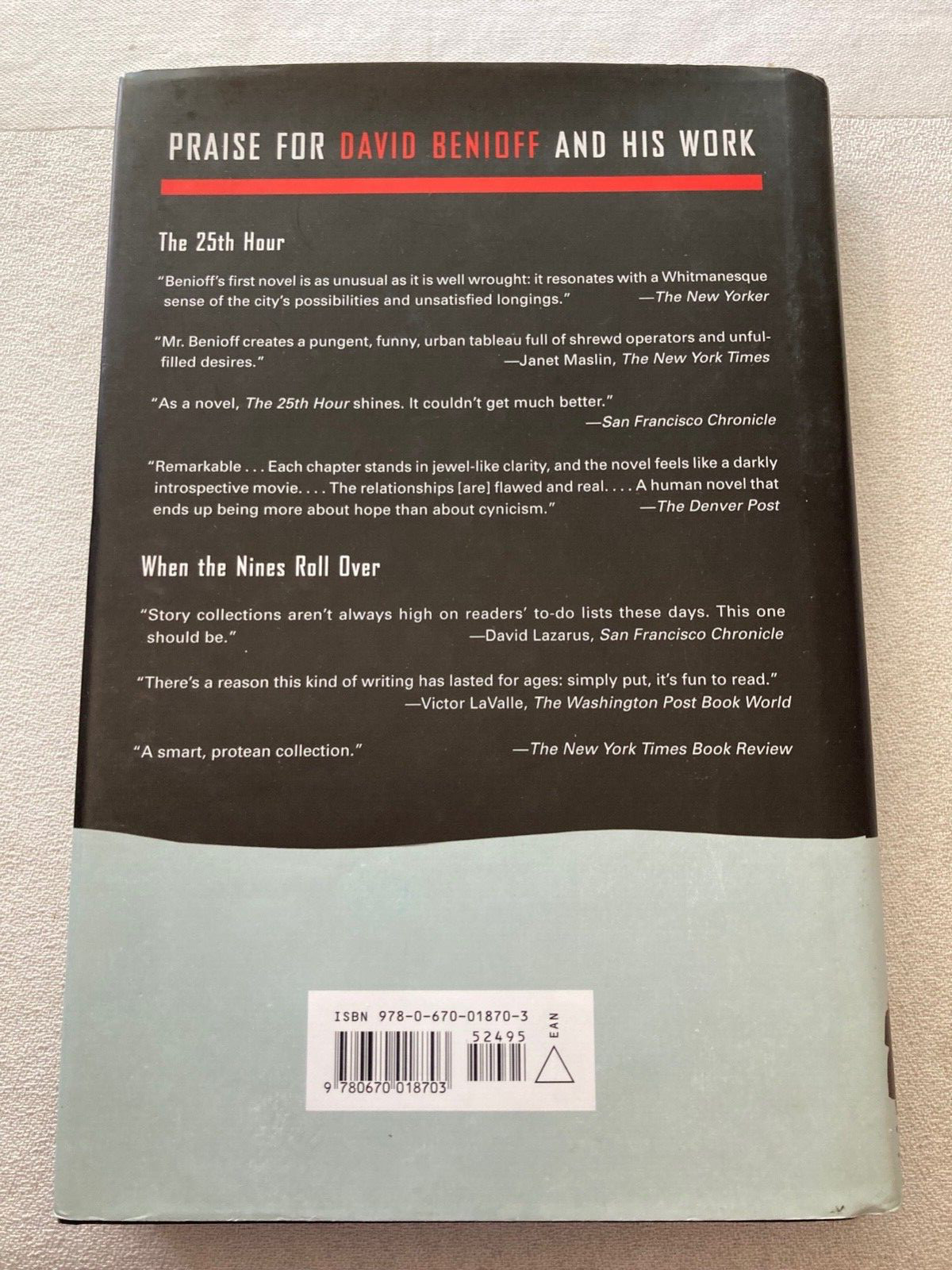 City of Thieves by David Benioff (2008, Hardcover)