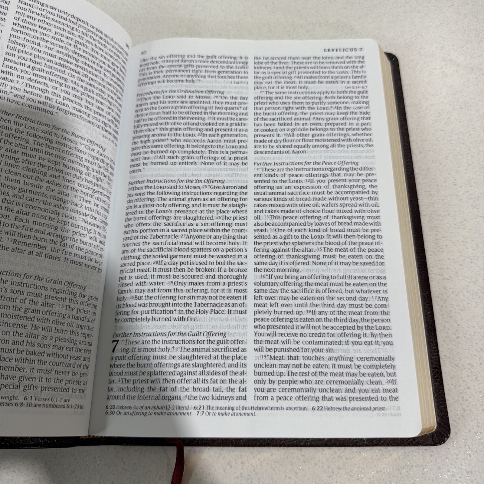 Holy Bible Tyndale Slimline Reference Edition ~ 2004 Bonded Leather Burgundy NLT