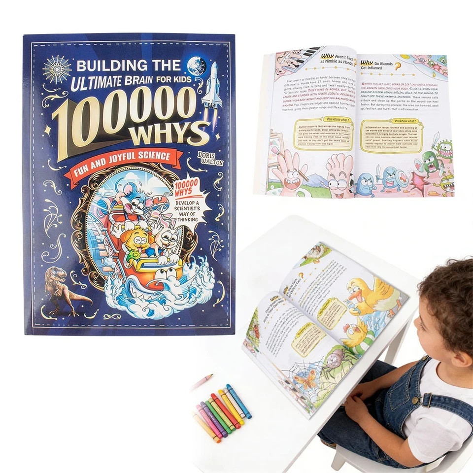 Children’s Encyclopedia 100,000 Whys Extracurricular reading for Kids Book JQ