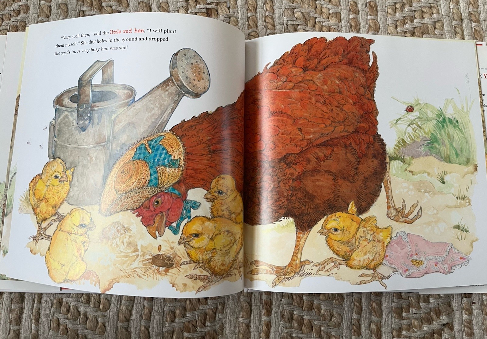 First Edition The Little Red Hen Jerry Pinkney Illustrated Hardcover 2006 Book