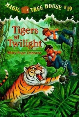 Tigers at Twilight – Paperback By Mary Pope Osborne – GOOD