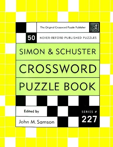 John M. Samson Simon and Schuster Crossword Puzzle Book (Paperback) (UK IMPORT)