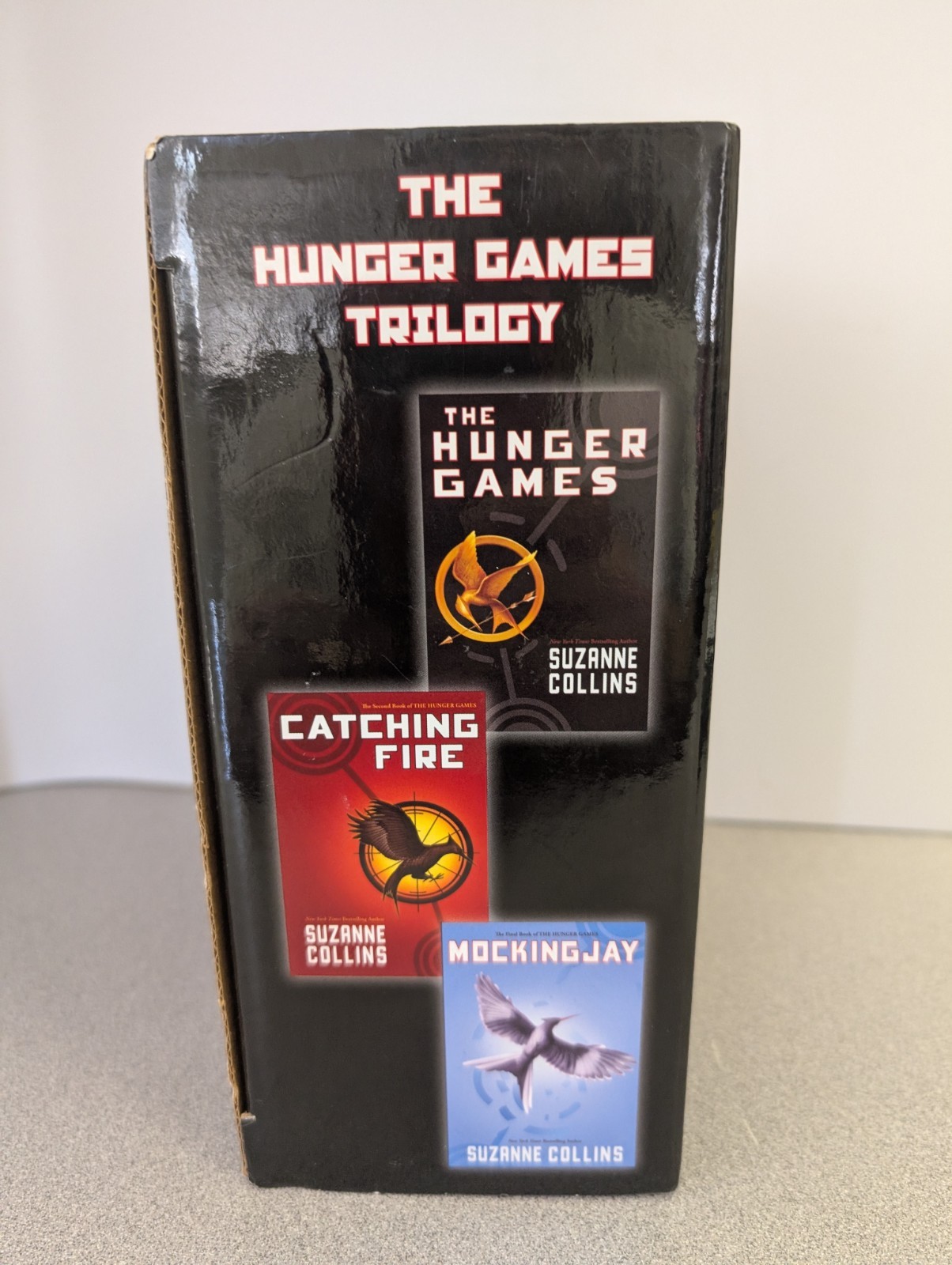 Hunger Games Trilogy HC Box Set. Complete Books, Vol 1 Missing Dust Jacket.