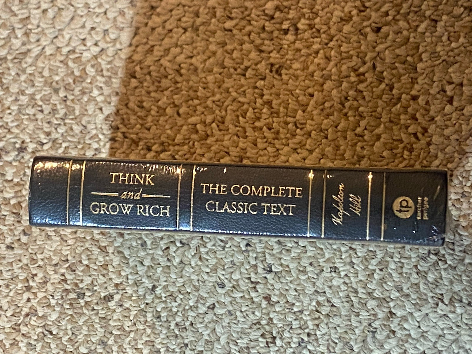 THINK AND GROW RICH by Napoleon Hill Vegan Leather Bound Deluxe Edition SEALED