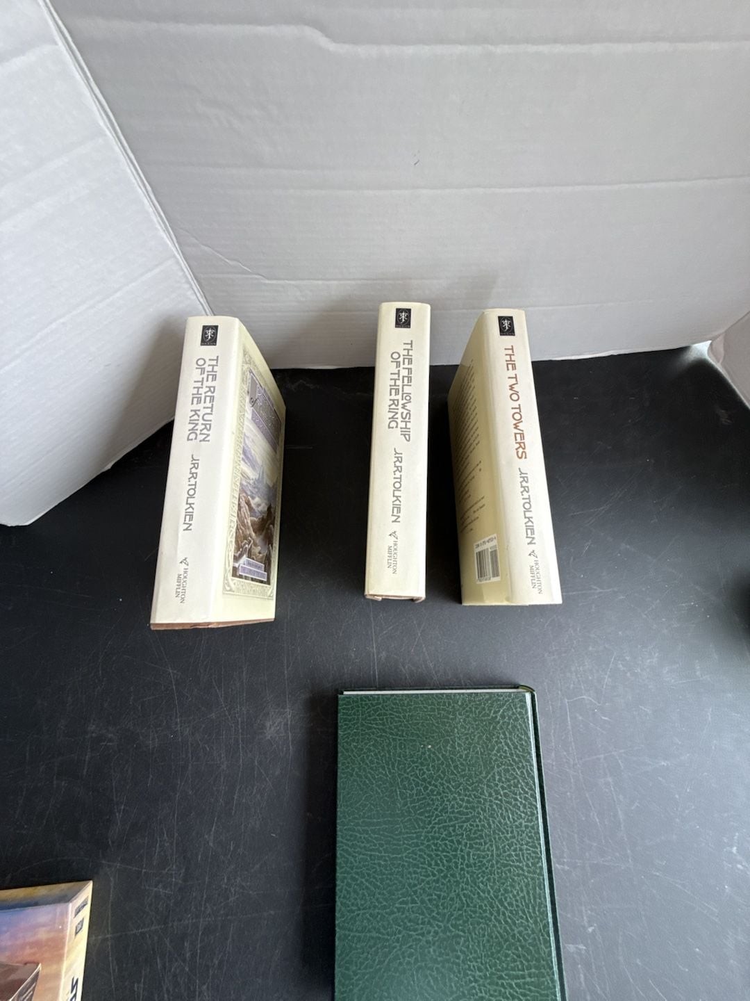 J.R.R. Tolkien The Lord of the Rings Trilogy and The Hobbit 4-Book Hardcover Set