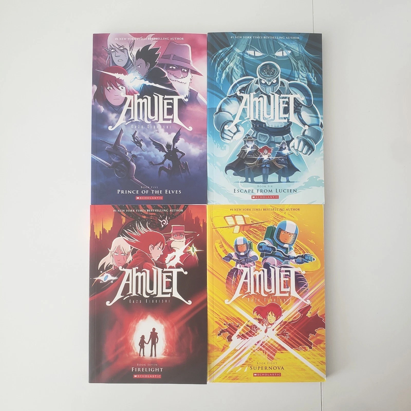 Amulet Complete Box Set Books 1–8 Kazu Kibuishi 2018 TP Graphic Novels