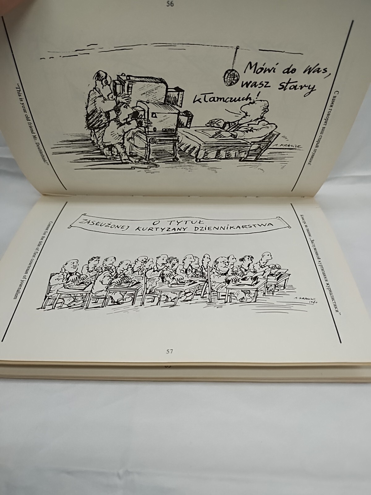Andrzej Krauzes Poland Cartoonist Book