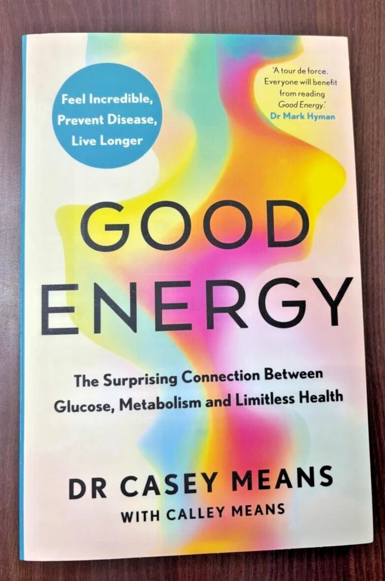 Good Energy by Dr. Casey Means NEW Paperback