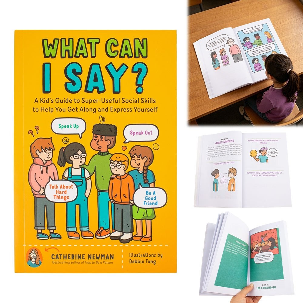 What Can I Say Book by Catherine Newman Paperback Pro Books Kid’s Social Guide