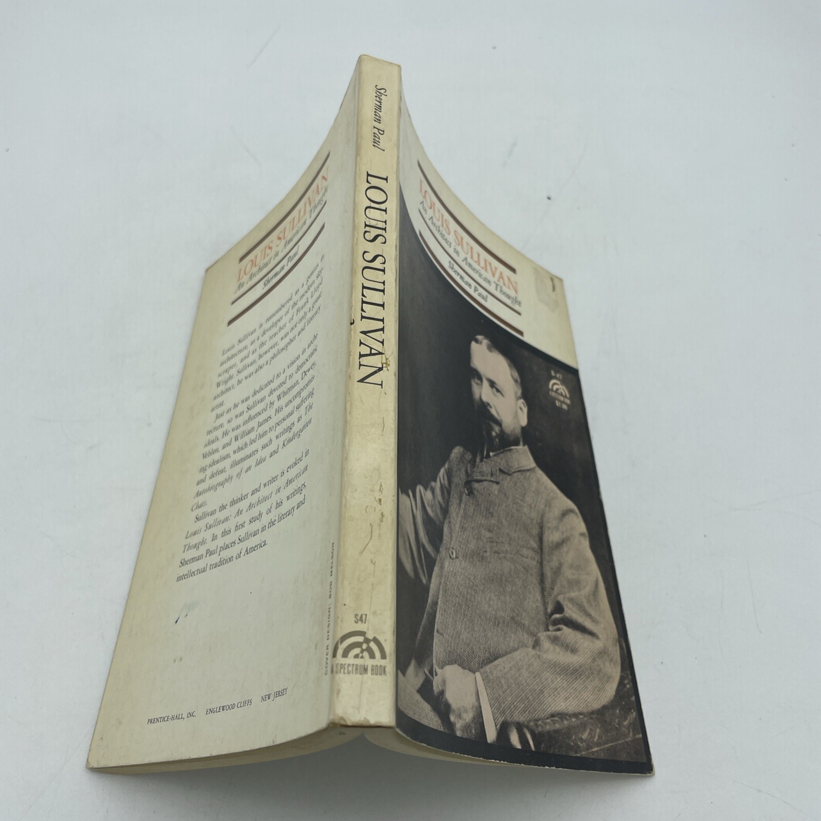 Louis Sullivan A Spectrum Book 1962 By Sherman Paul