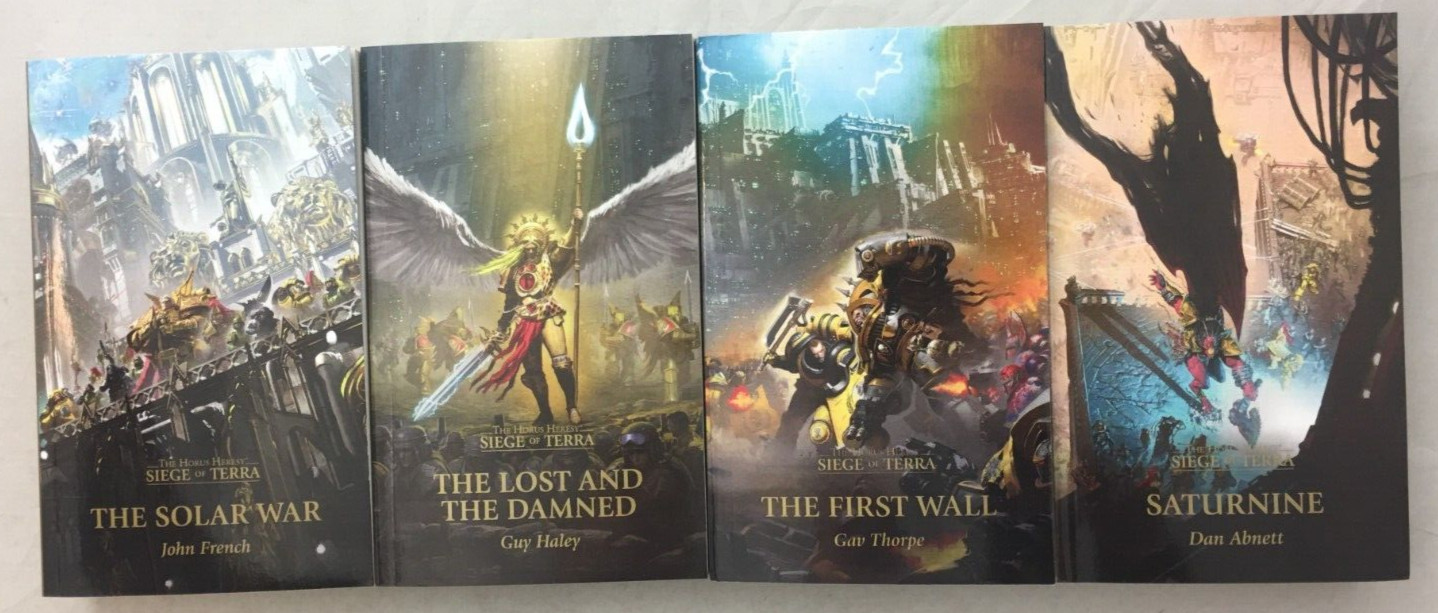 The Horus Heresy Siege Of Terra Books 1-4 Mass Market Paperbacks – Warhammer 40K