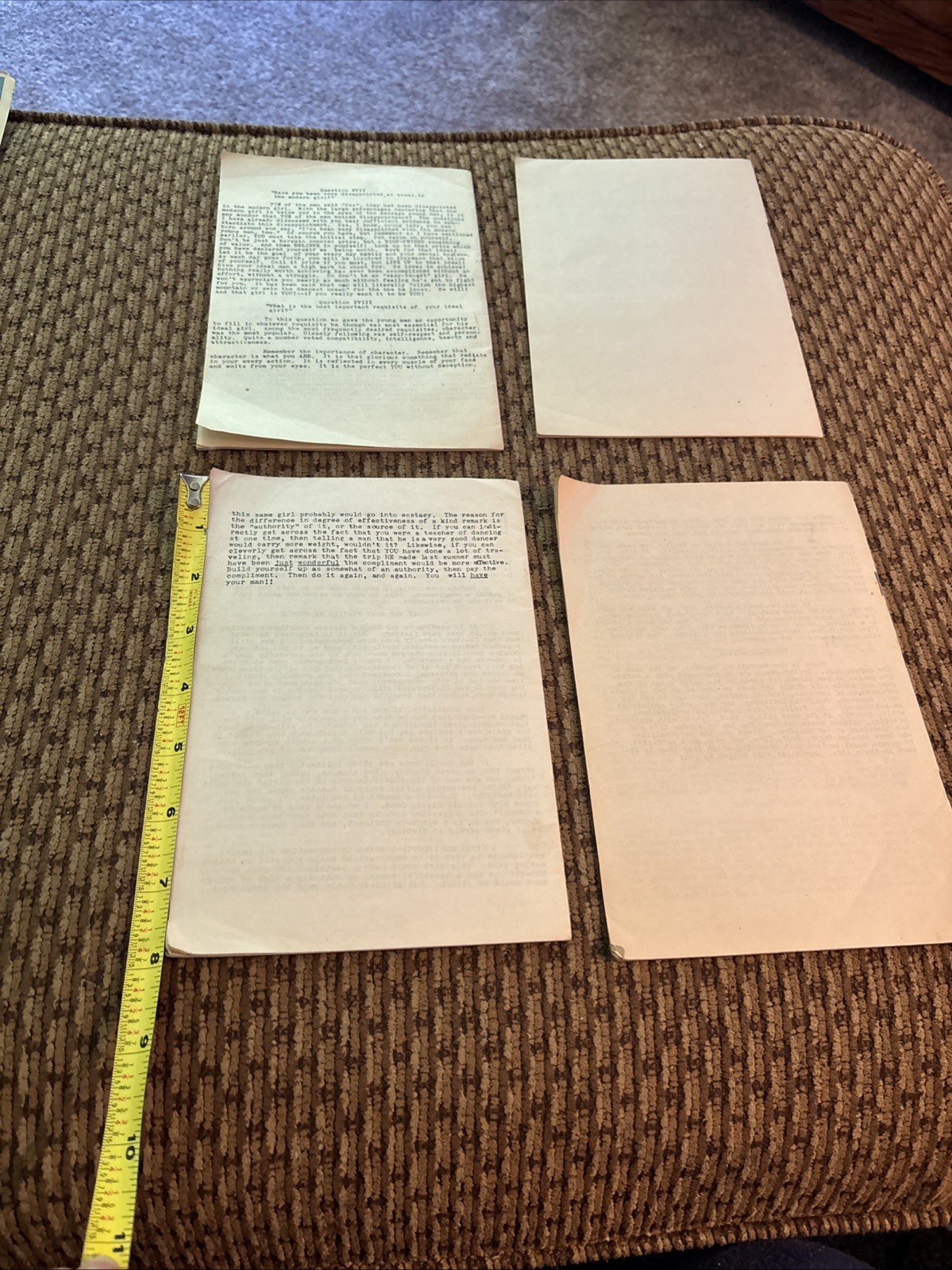 4 Pc 1940s “How To Get Your Ideal Man”booklets Hollywood Personality Institute