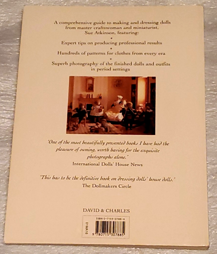 Making & Dressing Doll’s House Dolls in 1/12 Scale – Sue Atkinson +NEW READ DESC