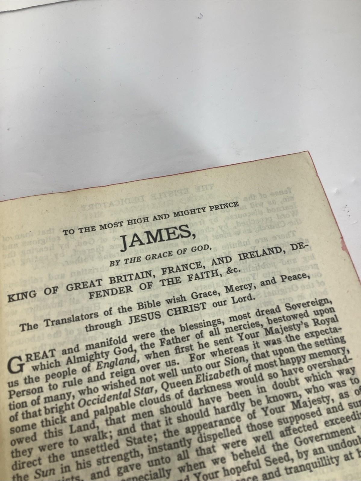 Vintage~NBP~Holy Bible King James Version Self-Pronouncing~Hardcover