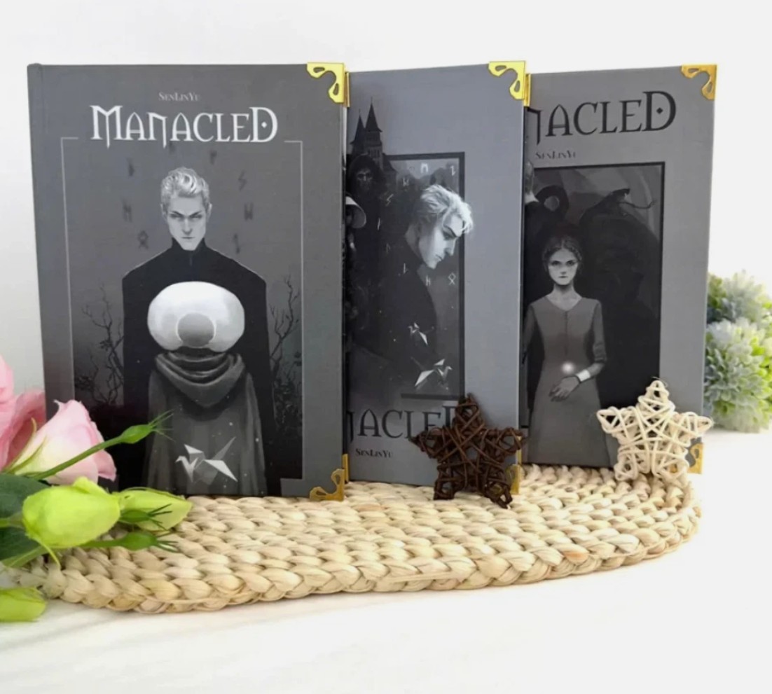 Manacled Book Complete 3-Volume Hardcover Edition W/ Illustrations By Senlinyu