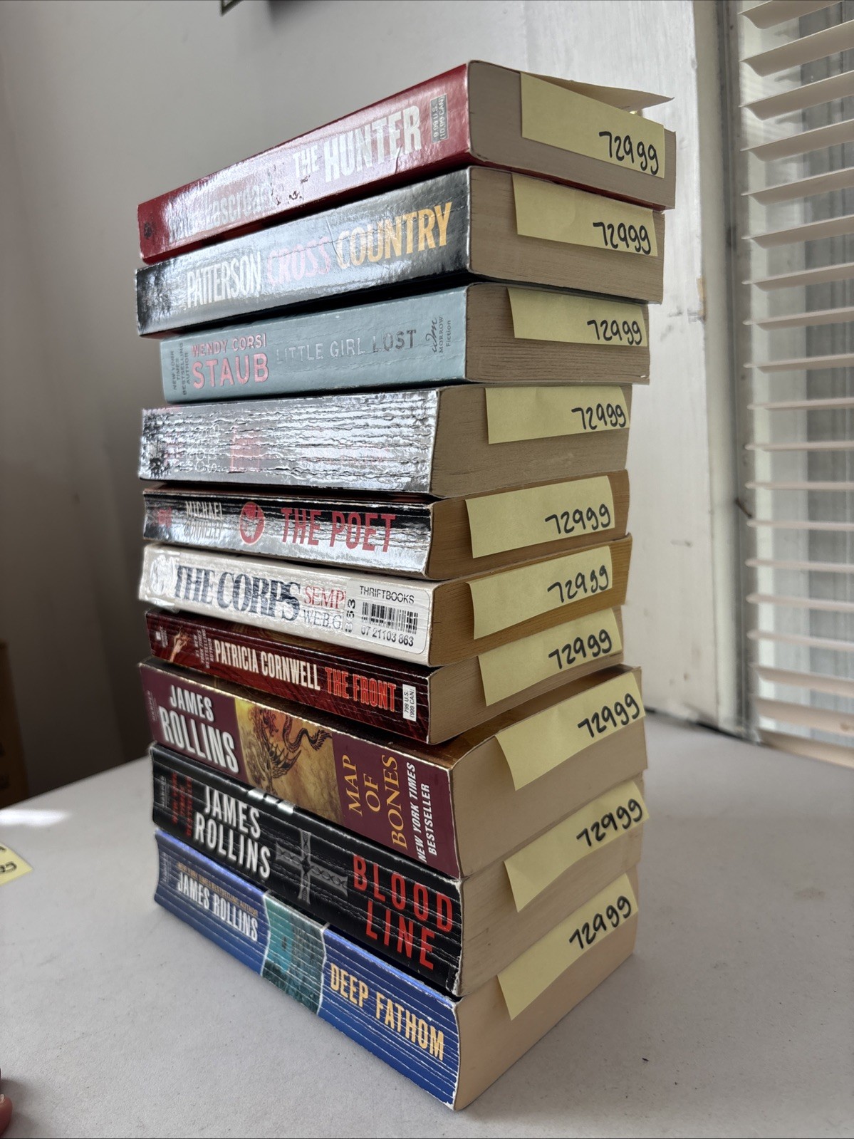 Lot of 10 – Mystery and Thrillers – Mixed Authors – FREE SHIPPING