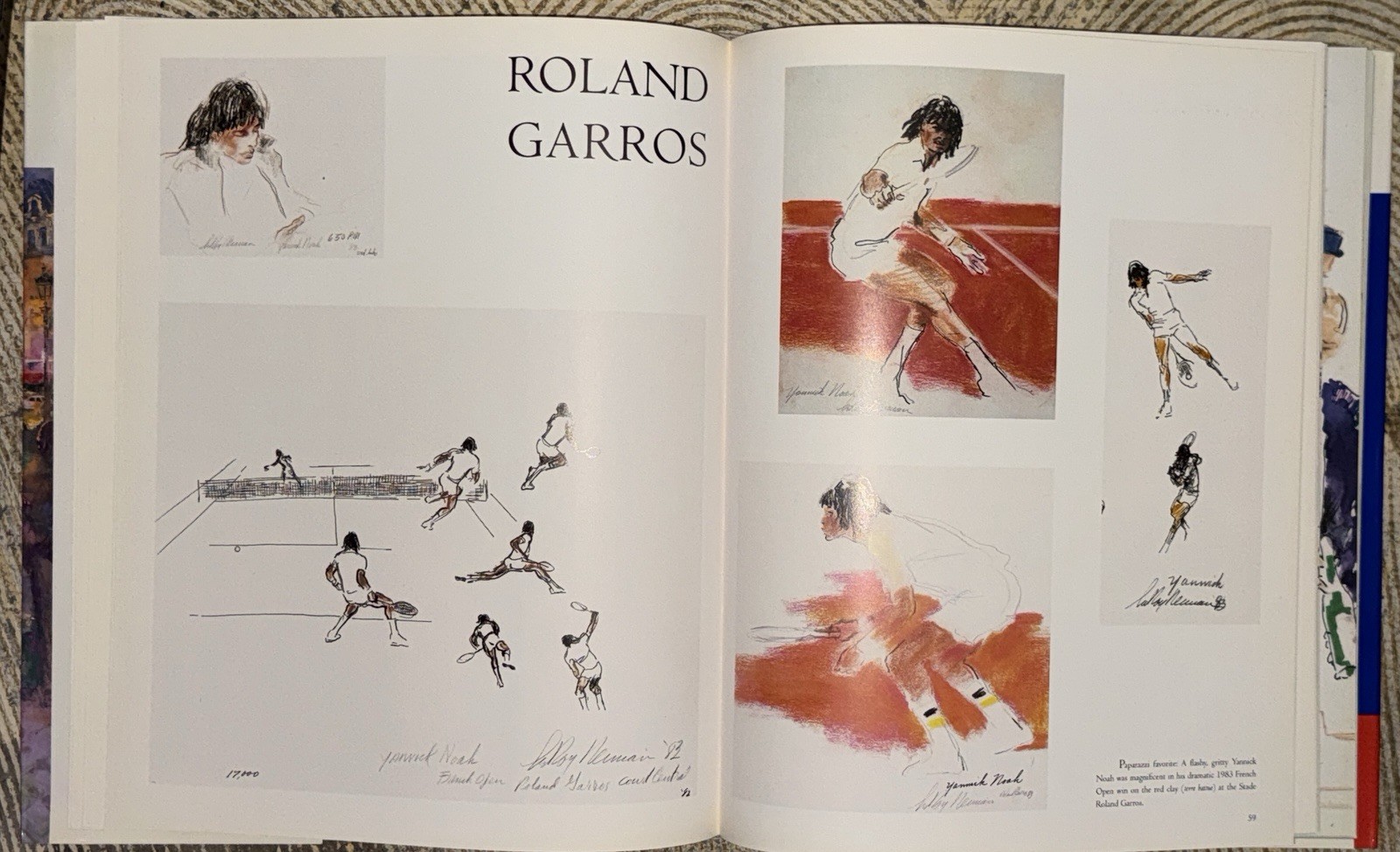 1994 LEROY NEIMAN AN AMERICAN IN PARIS HARDCOVER BOOK – GREAT PRINTS – I 1415