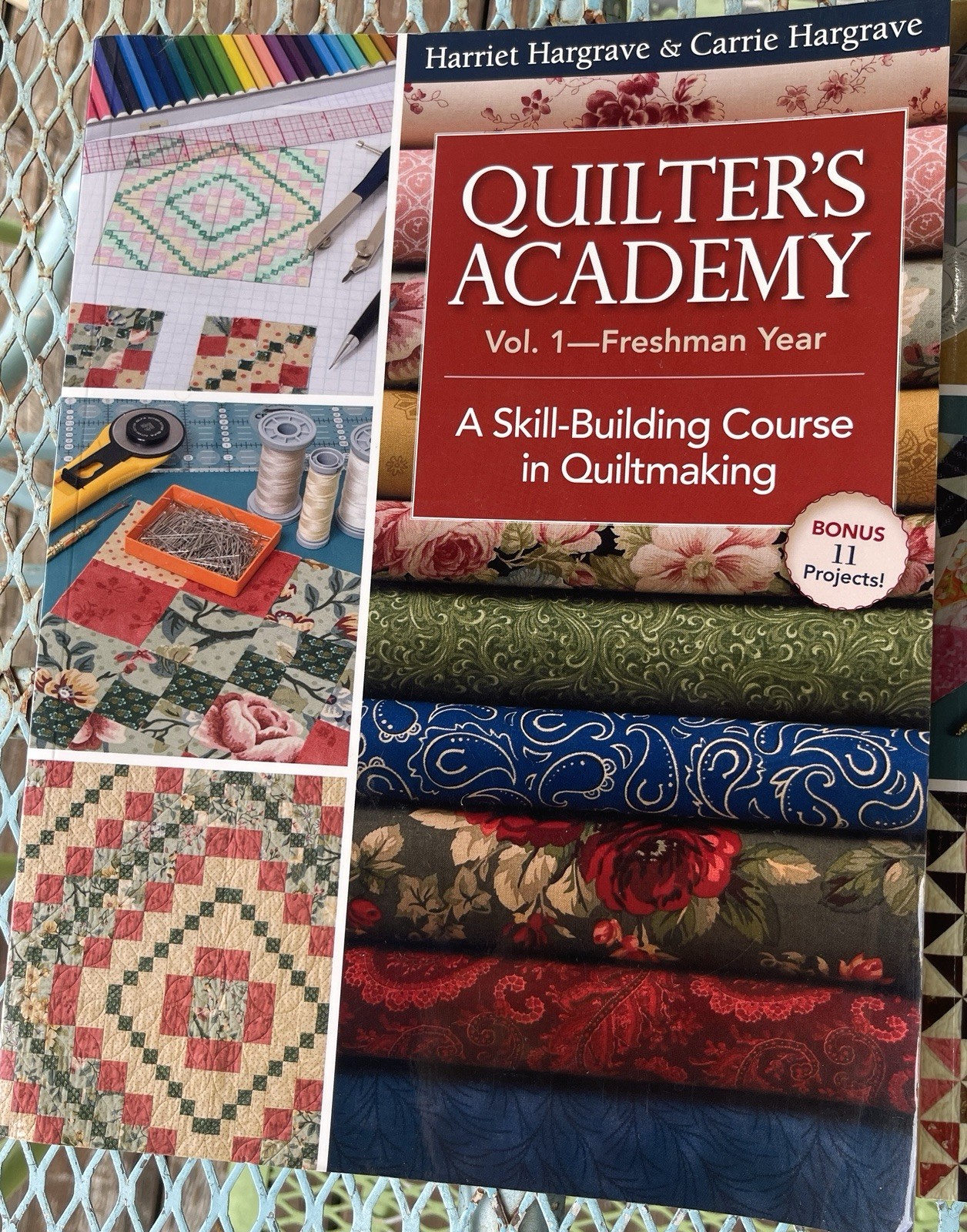 Quilter’s Academy Vol 1 2 3 Hargrave Quiltmaking Quilting Quilt Teach