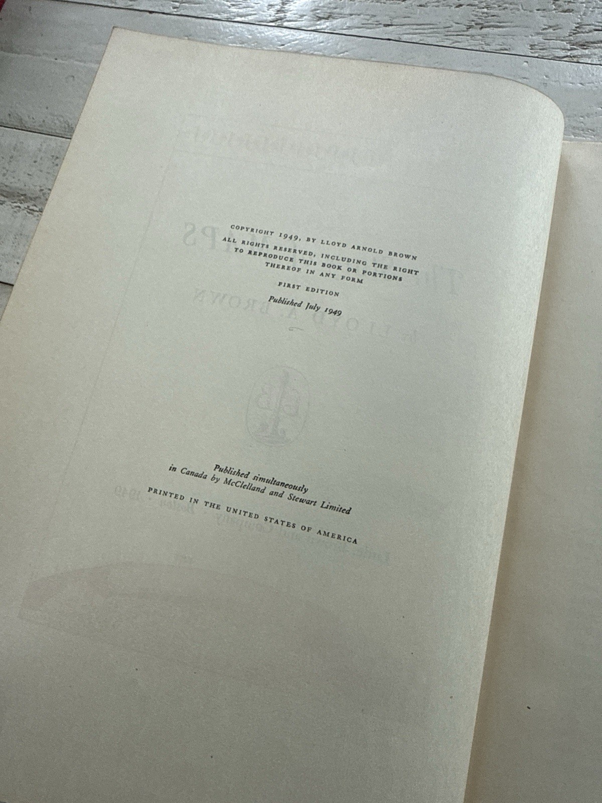The Story of Maps Lloyd A Brown 1949 1st Edition HC DJ Cartography History