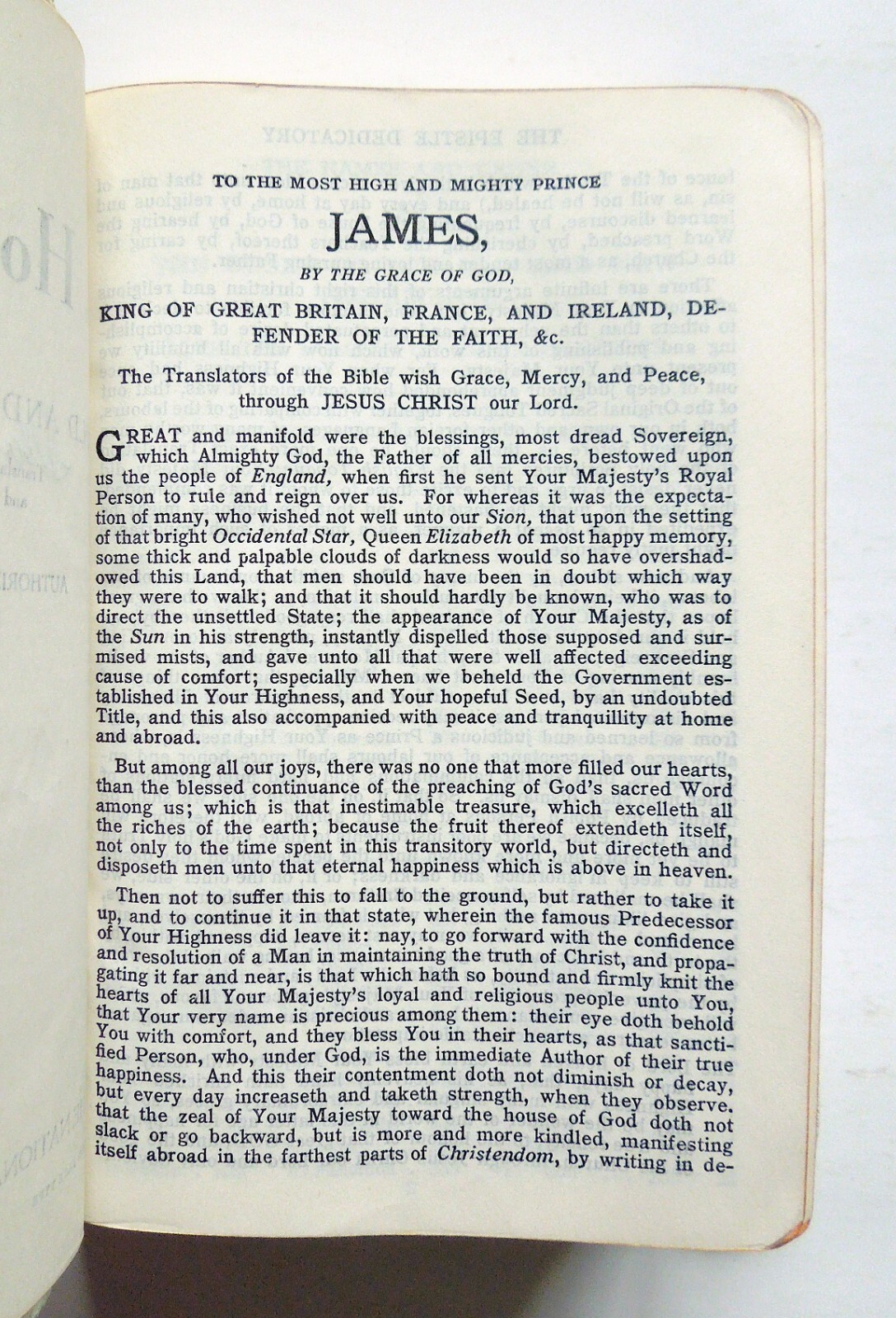 Holy Bible (King James Version) – vintage sc, The National Bible Press