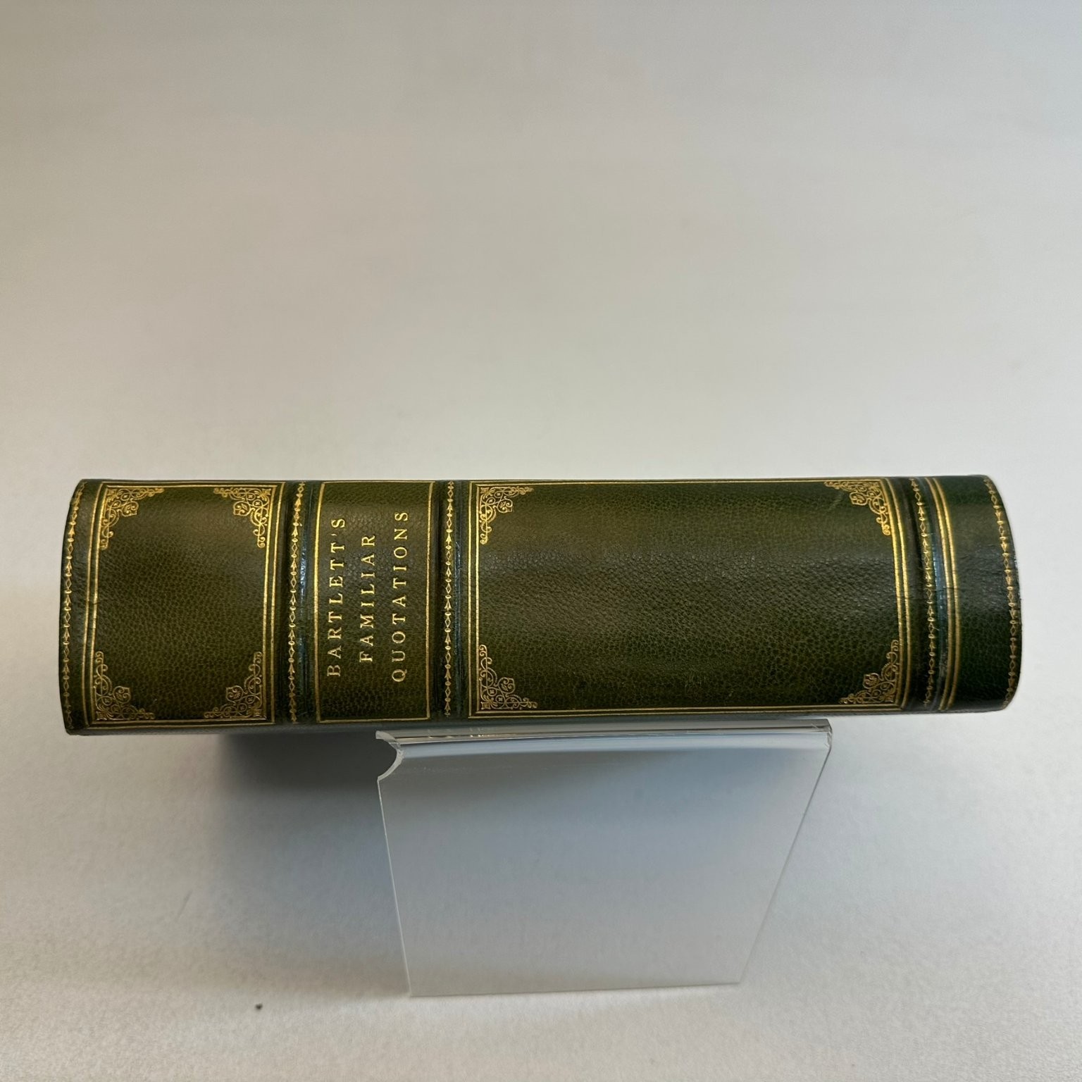 Familiar Quotations John Bartlett 1927 Tenth Edition Leather Bound Fine Binding