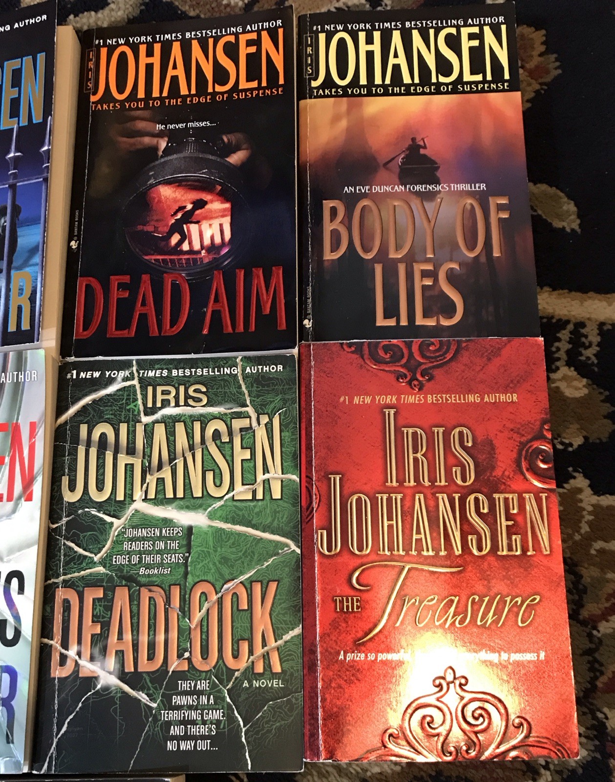 Iris Johansen Paperback Lot 9 Books VARIOUS TITLES