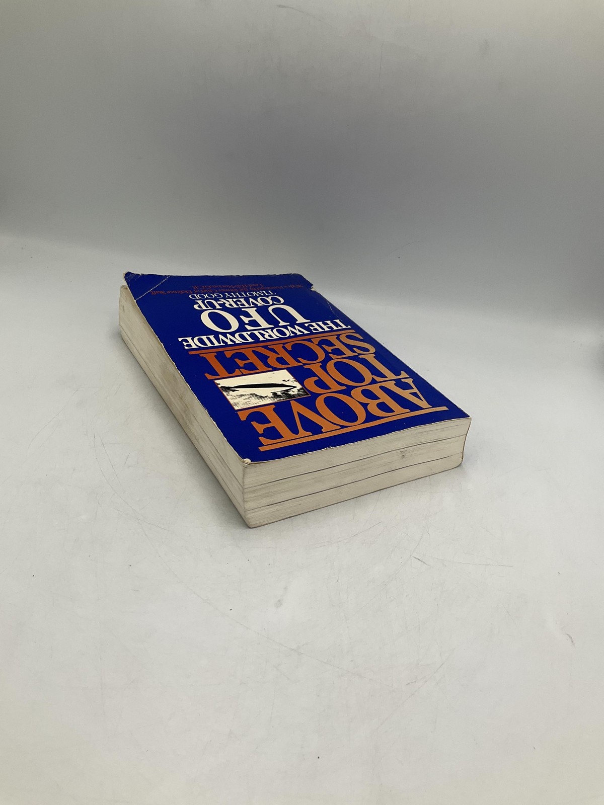 Vintage Above Top Secret Timothy Good William Morrow 1988 Paperback Blue
