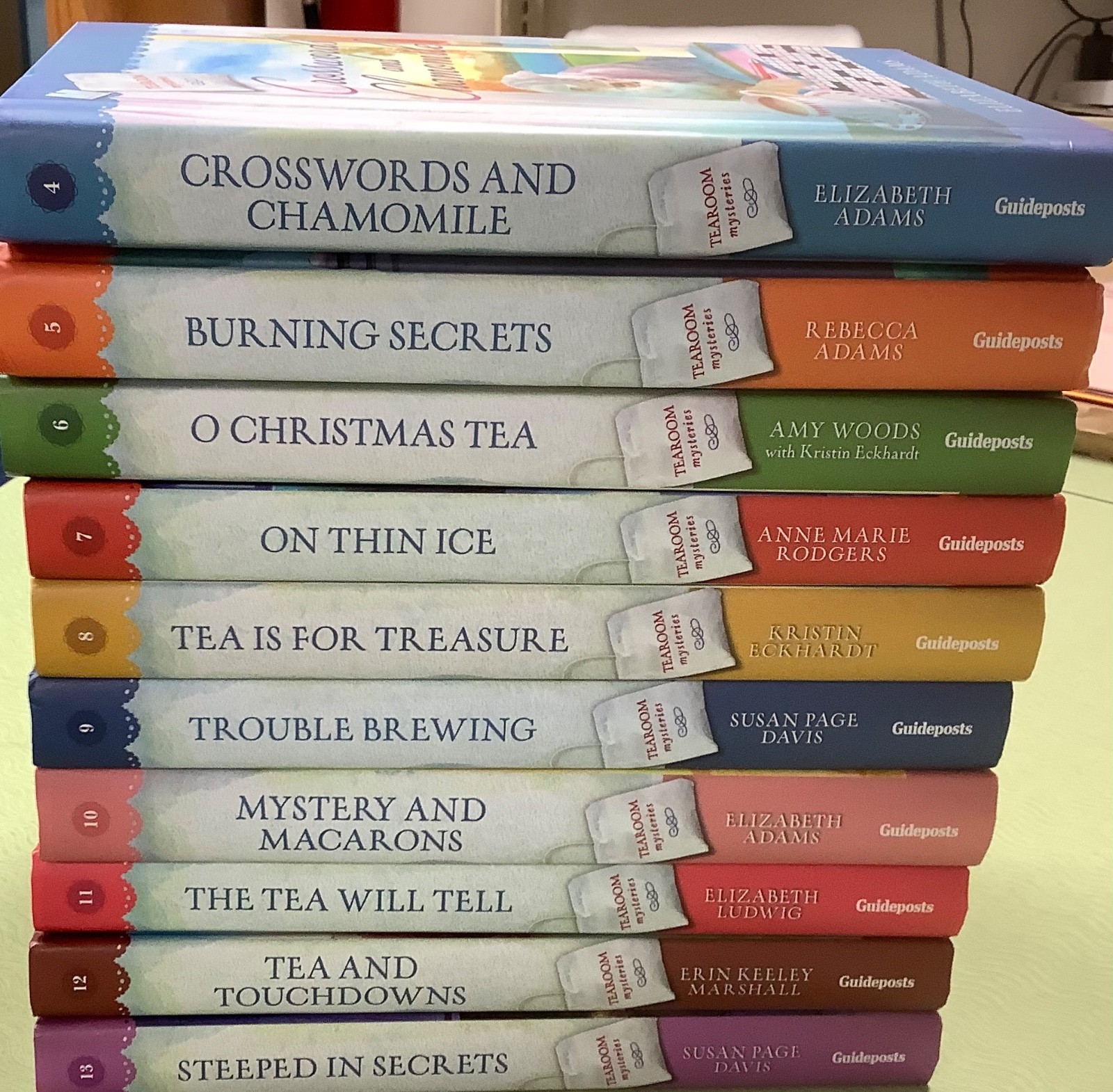 Tearoom Mysteries – Lot of 10- Guideposts [Hardcover] Various Authors Vol.4-13