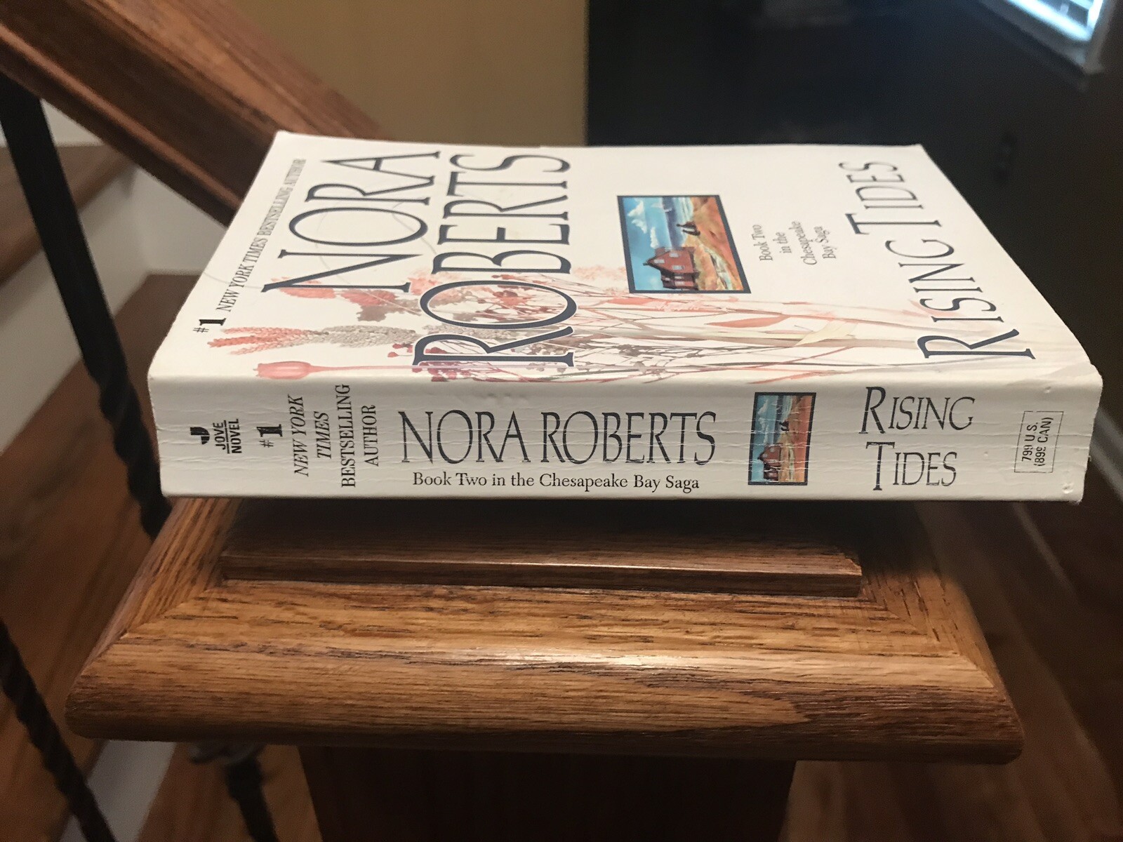 1998 “Rising Tides” Book by Nora Roberts – Used, 342 Pages, Paperback