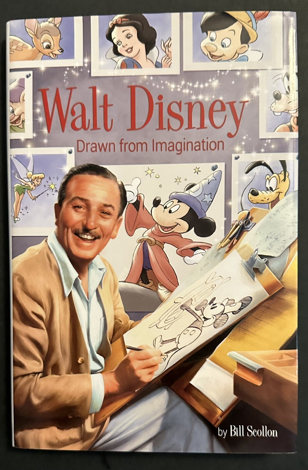 Walt Disney: Drawn from Imagination Bill Scollon Disney Press Ages 8-12 NEW