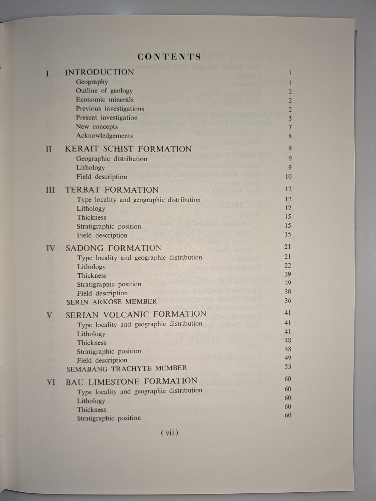 Serian Area West Sarawak Malaysia | A. C. Pimm 1965 | Geol Survey Report +3 Maps