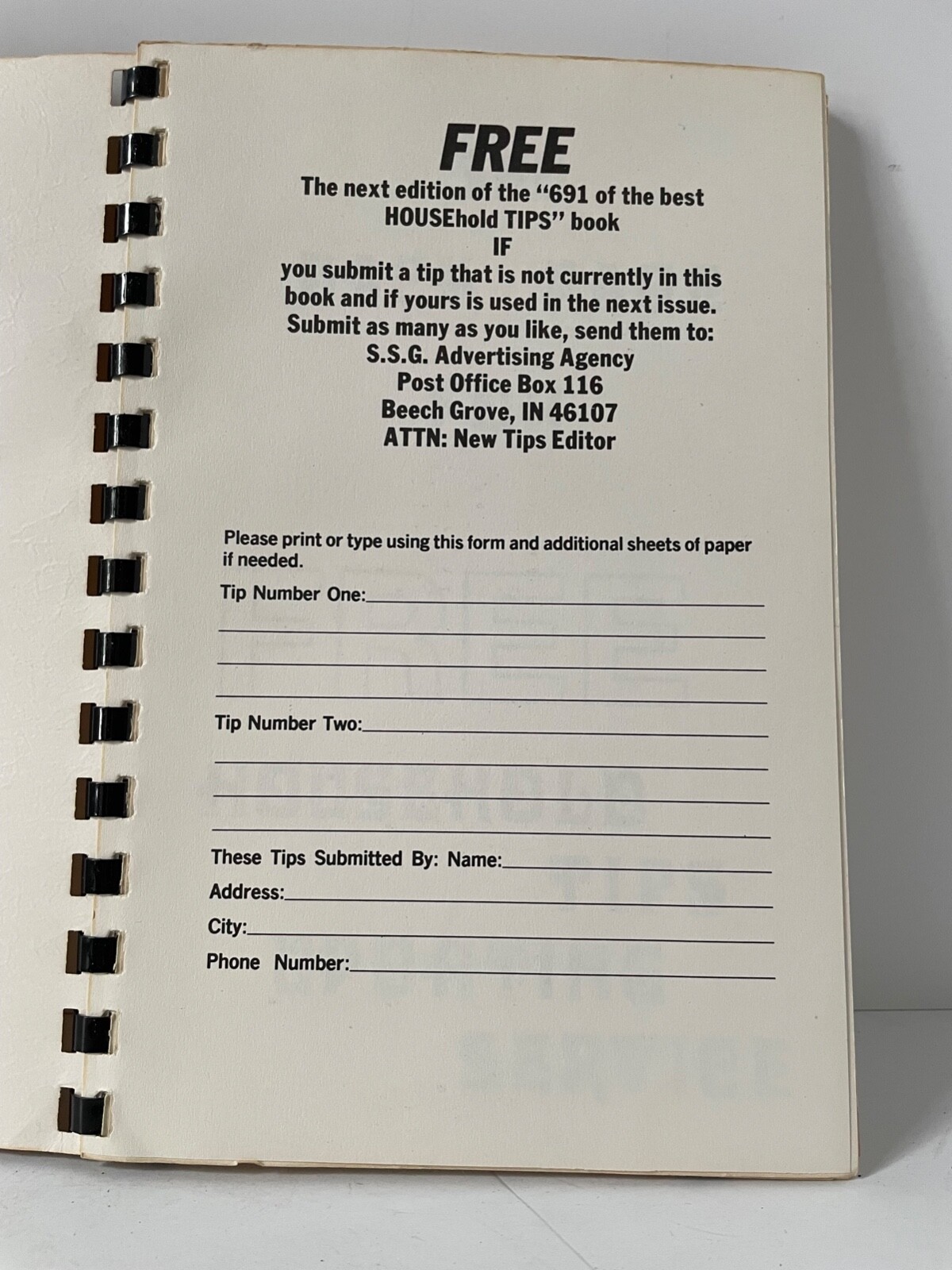 691 0f the BEST HOUSEHOLD TIPS -that save time and money 8 1/2 x 5 3/4 inches